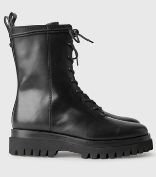 COS + Leather Lace-Up Chunky Boots