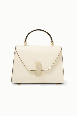Valextra + Iside Micro Textured-Leather Tote