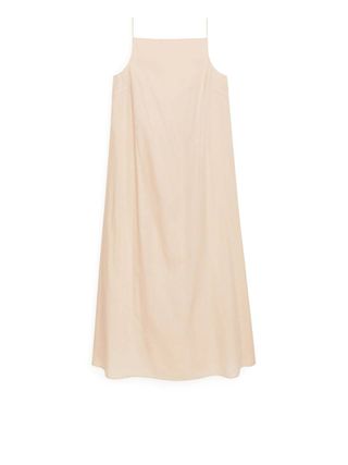 Arket + Cotton Voile Slip Dress