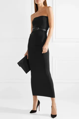 Wolford + Fatal Strapless Stretch-Jersey Maxi Dress