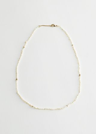 & Other Stories + Pearl Pendant Necklace