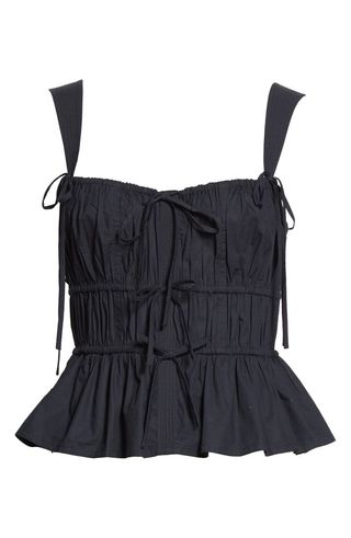 Ulla Johnson + Lulu Tie Peplum Tank