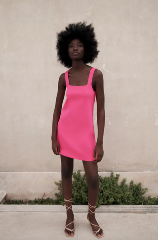 Zara + Knit Dress With Straps