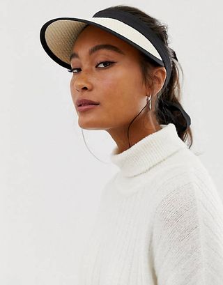 ASOS Design + Straw Visor