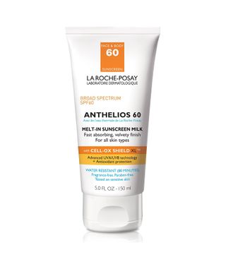 La Roche-Posay + Anthelios Melt-In Sunscreen Milk Body & Face Sunscreen Lotion Broad Spectrum SPF 60