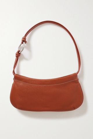 Staud + Tate Textured-Leather Shoulder Bag