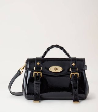 Mulberry + Mini Alexa Black Patent