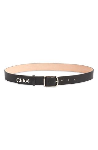 Chloé + Logo Leather Belt