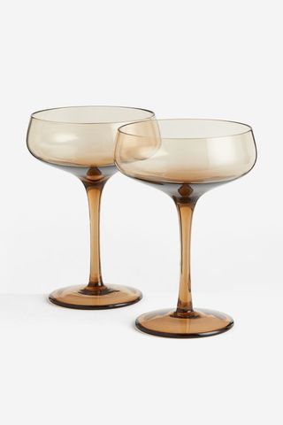 H&M + 2-Pack Champagne Coupes