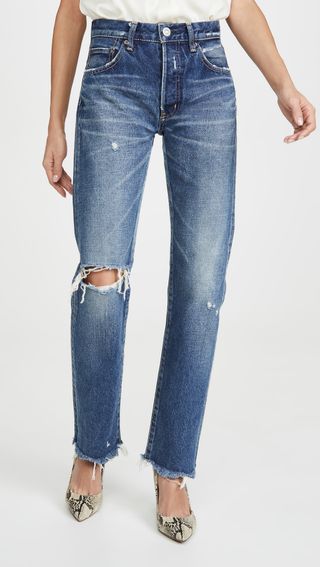Moussy + Guilford Straight Jeans