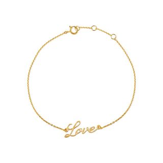 Edge of Ember + Nameplate Gold Bracelet