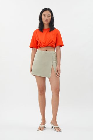Weekday + Anna Slit Mini Skirt