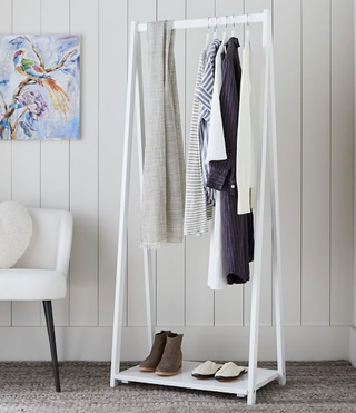 Pottery Barn + Essential Small Space 25-Inch Closet Rack