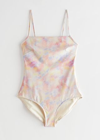 & Other Stories + Printed Swimsuit