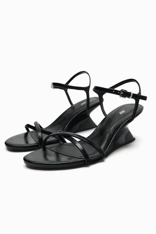 Zara + Chunky Wedge Sandals