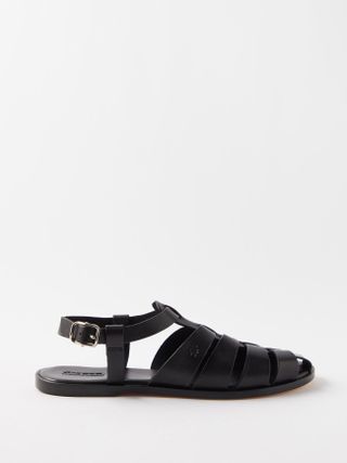 Dragon Diffusion + Pescador Caged Leather Sandals
