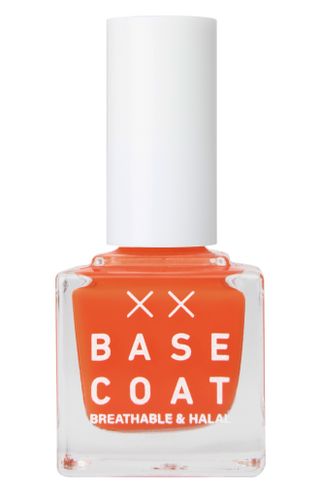 Base Coat + Breathable & Halal Nail Polish in Marigold