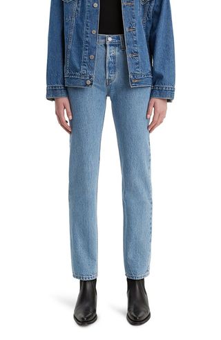 Levi's + 501 High Waist Straight Leg Jeans