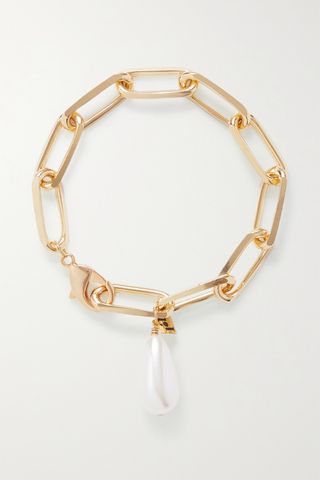 Rosantica + Promessa Gold-Tone Faux Pearl Bracelet