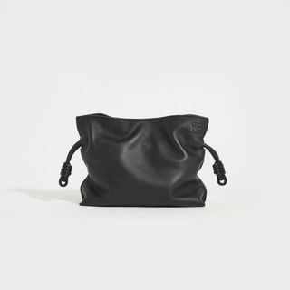 Loewe + Mini Flamenco Clutch Bag in Black