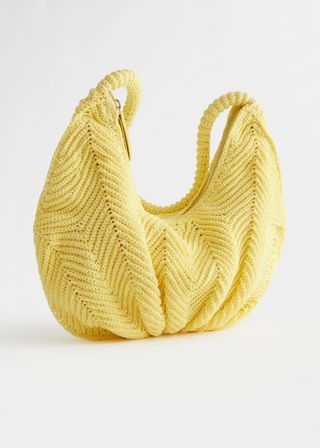 & Other Stories + Woven Crochet Shoulder Bag