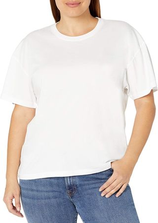 The Drop + Lydia Loose Short Sleeve Drop Shoulder Jersey T-Shirt