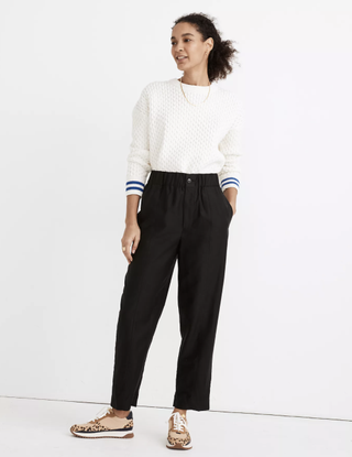 Madewell + Tapered Huston Pull-On Crop Pants