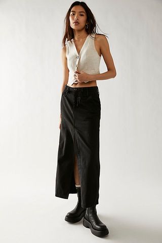 Free People + Chino Maxi Skirt