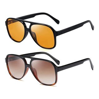 Dollger + Oversized Square Sunglasses