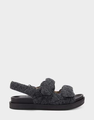 Aerosoles + Lamirca Grey Fabric Sandals
