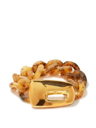 Marni + Tortoiseshell-Resin Chain Bracelet