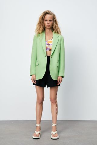 Zara + Masculine Oversize Blazer