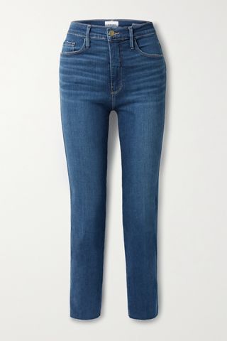 Frame + Le Sylvie High-Rise Slim-Leg Jeans