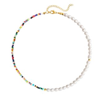 Choice of All + Bohemian Beaded Pearl Choker Necklace