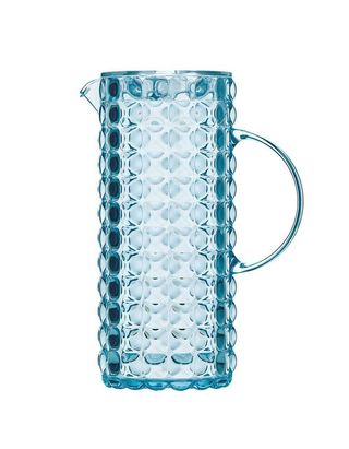 Guzzini + Water Pitcher With Lid in Sea Blue