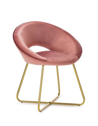 Lue Bona + Pink Modern Accent Velvet Chair