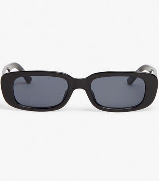 Monki + Oval Framed Sunglasses