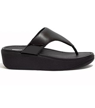 FitFlop + Myla Leather-Faux-Leather-(Pu) Toe-Thongs