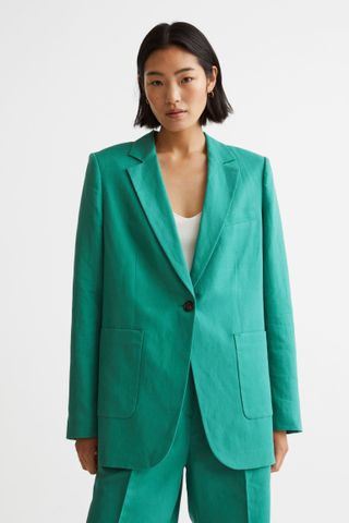 H&M + Single-Breasted Blazer