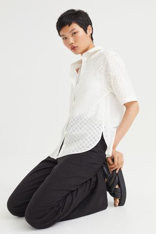 H&M + Broderie Anglaise Shirt