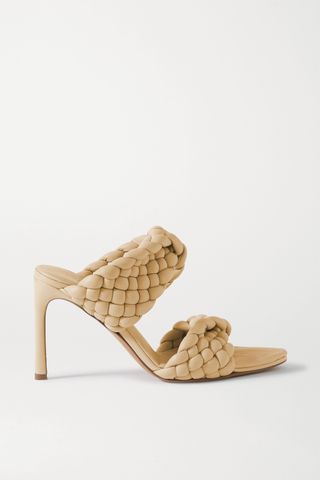 Bottega Veneta + Intrecciato Quilted Leather Mules