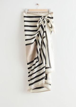 & Other Stories + Striped Cotton Sarong