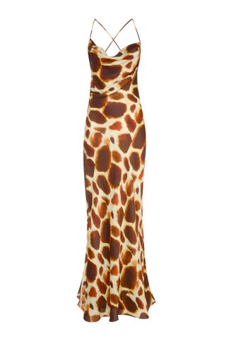 Rat & Boa + Arizona Dress in Giraffe Print