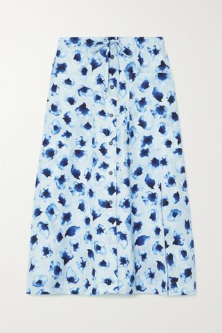 Altuzarra + Tandy Floral Midi Skirt