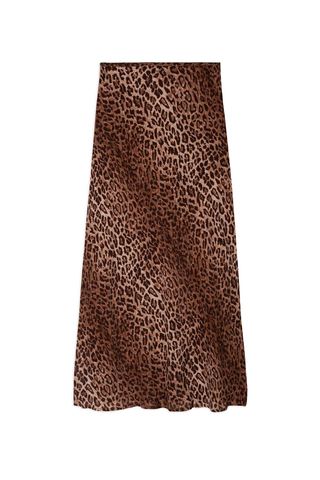 Rixo + Kelly Skirt in Leopard Print