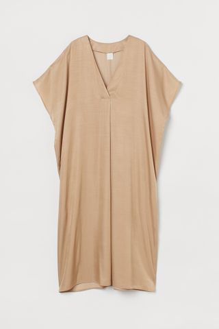 H&M + V-Neck Kaftan Dress