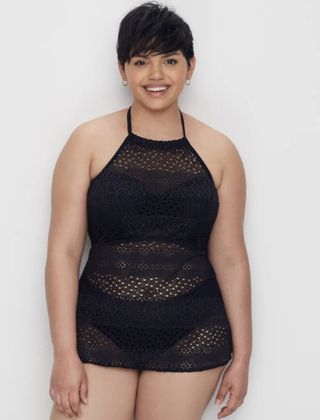 Elomi + Indie Crochet Wire-Free Tankini Cover-Up