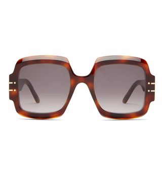 Dior + Diorsignature Oversized Square Acetate Sunglasses
