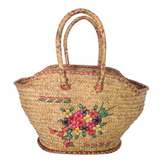 Vintage + Flower Basket