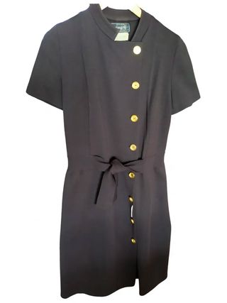 Loewe + Vintage Wool Midi Dress